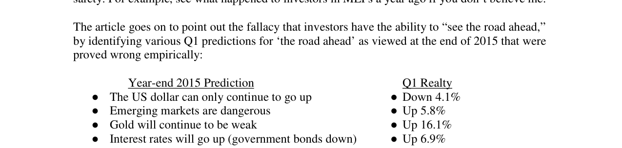 Robotti & Company Advisors Q1 2016 Letter