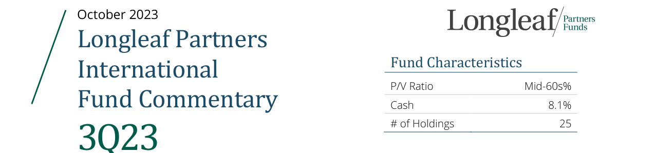 3Q23 International Fund Commentary