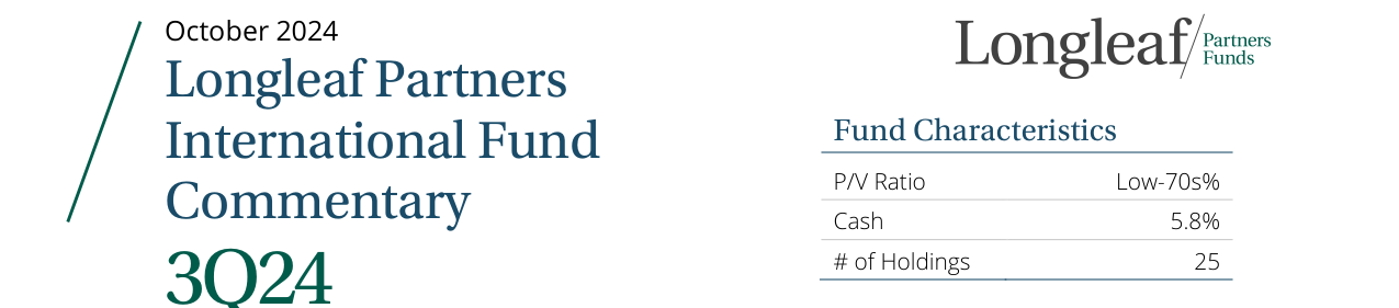 3Q24 International Fund Commentary