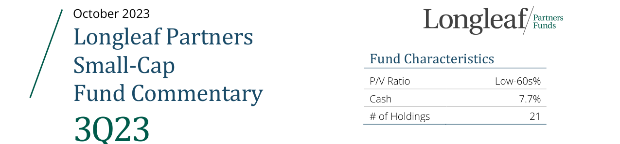 3Q23 Small-Cap Fund Commentary